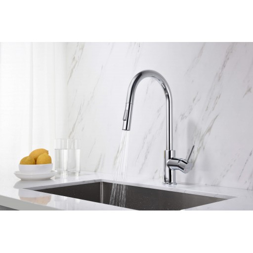 Смеситель для кухни AQUATEK Европа AQ1384CR однорычажный хром